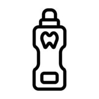 Mundwasser-Icon-Design vektor