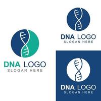 DNA-Vektor-Logo. modernes medizinisches logo, mit vektorillustrationsschablonendesign vektor