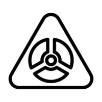 Gefahrgut-Icon-Design vektor