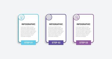 Timeline-Infografik-Designelement und Zahlenoptionen. Geschäftskonzept mit 3 Schritten. kann für Workflow-Layout, Diagramm, Jahresbericht, Webdesign verwendet werden. Vektorgeschäftsvorlage für die Präsentation. vektor