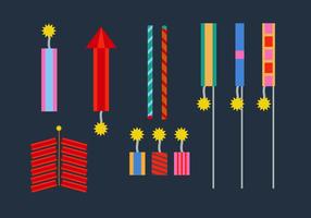 Gratis Fire Crackers Vectors