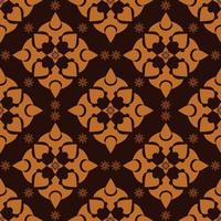 geometrisches ethnisches ikat-muster nahtloses traditionelles design für hintergrund, teppich, tapete, kleidung, verpackung, batik, stoff, vektorillustration. thai-stickereistil. vektor
