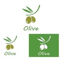 oliv olja logotyp natur vektor