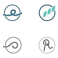 rep logotyp använder sig av en vektor illustration design mall