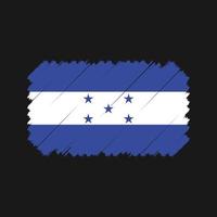 Pinselvektor der honduras-Flagge. Nationalflagge vektor