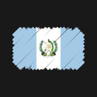guatemala flagga borste vektor. National flagga vektor