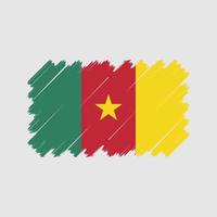 Kamerun flagga vektor. National flagga vektor