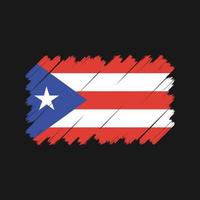 puerto rico flagga vektor. National flagga vektor