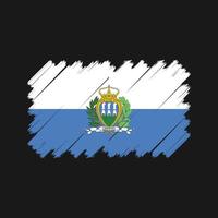 san marino flagga vektor. National flagga vektor