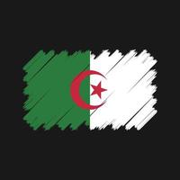 Algeriet flagga vektor. National flagga vektor