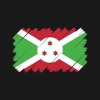 burundi flagga vektor. National flagga vektor