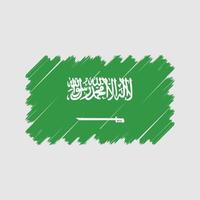 Saudiarabien flagga vektor. National flagga vektor