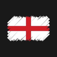 England-Flagge-Pinsel. Nationalflagge vektor