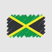 jamaica flagga vektor. National flagga vektor