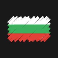 bulgarien flagga vektor. National flagga vektor