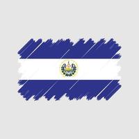 El Salvador Flaggenvektor. Nationalflagge vektor