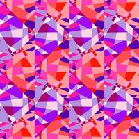 nahtloses muster des kaleidoskops. dekorative abstrakte Mosaikverzierung. vektor