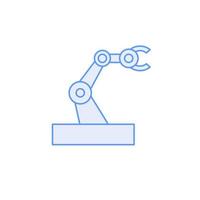 Roboterarm-Vektor für Website-Symbol-Icon-Präsentation vektor