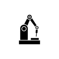 Roboterprozess-Automatisierungsvektor für Website-Symbol-Icon-Präsentation vektor