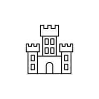 Schloss-Icon-Vektor für Website-Symbol-Icon-Präsentation vektor