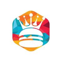 kung burger vektor logotyp design.