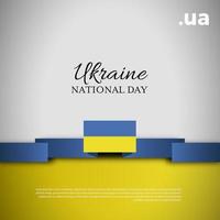 ukrainischer Nationalfeiertag. Banner, Grußkarte, Flyer-Design. Poster-Template-Design vektor