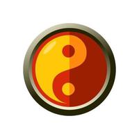 yin yang logotyp vektor