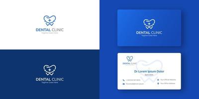 dental klinik vektor logotyp mall