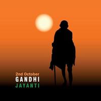 2. oktober geburtstag von mahatma gandhi mit brillen und charkha-element