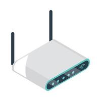 Router-WLAN-Technologie vektor