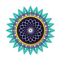 Mandala-Dekorationssymbol vektor