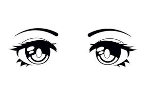 anime ögon komisk vektor
