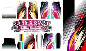 sport badminton jersey utskrift mönster 89 sublimering för fotboll fotboll esport basketboll design vektor
