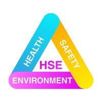 hse - gesundheitssicherheit environmen.konzept banner isoliert auf weißem hintergrund.symbol für eine mobile anwendung oder website. vektor