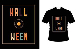 halloween trendig grafik t-shirt design vektor