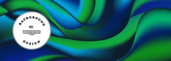 abstrakt kreativ grön Vinka bakgrund vektor