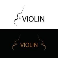 vektor illustration av fiol i klassisk stil, Bra för bakgrund anslagstavla etiketter