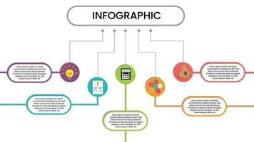 Infografik-Business-Vorlage vektor