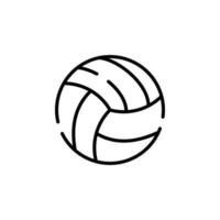 Volleyball gepunktete Linie Symbol Vektor Illustration Logo Vorlage. für viele Zwecke geeignet.