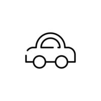 Auto, Automobil, Transport gepunktete Linie Symbol Vektor Illustration Logo Vorlage. für viele Zwecke geeignet.