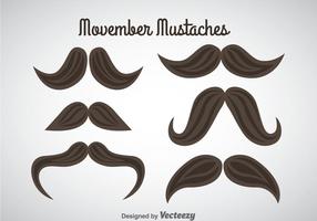 Movember Mustaches Vektor