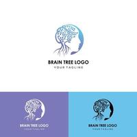Brain Tree-Vektorgrafiken, -Icons und -Grafiken vektor
