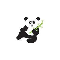 panda ikon vektor illustration symbol design