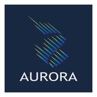 aurora-logo-design-ikonen-illustrations-vektorschablone vektor