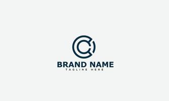 cc logotyp design mall vektor grafisk branding element.