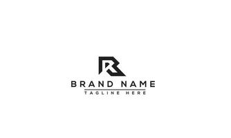 r-Logo-Design-Vorlage, Vektorgrafik-Branding-Element. vektor