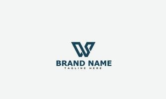 ws logotyp design mall vektor grafisk branding element.