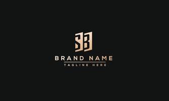sb-Logo-Design-Vorlage, Vektorgrafik-Branding-Element vektor