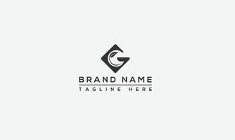 g-Logo-Design-Vorlage, Vektorgrafik-Branding-Element vektor