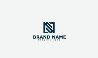 ns-Logo-Design-Vorlage, Vektorgrafik-Branding-Element. vektor